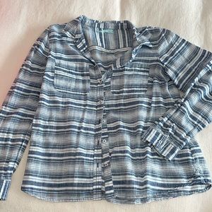 Maurices Button Down stripes Long Sleeve Shirt